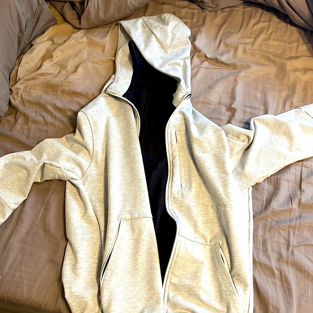 Lululemon Zip Up Hoodie - heather grey